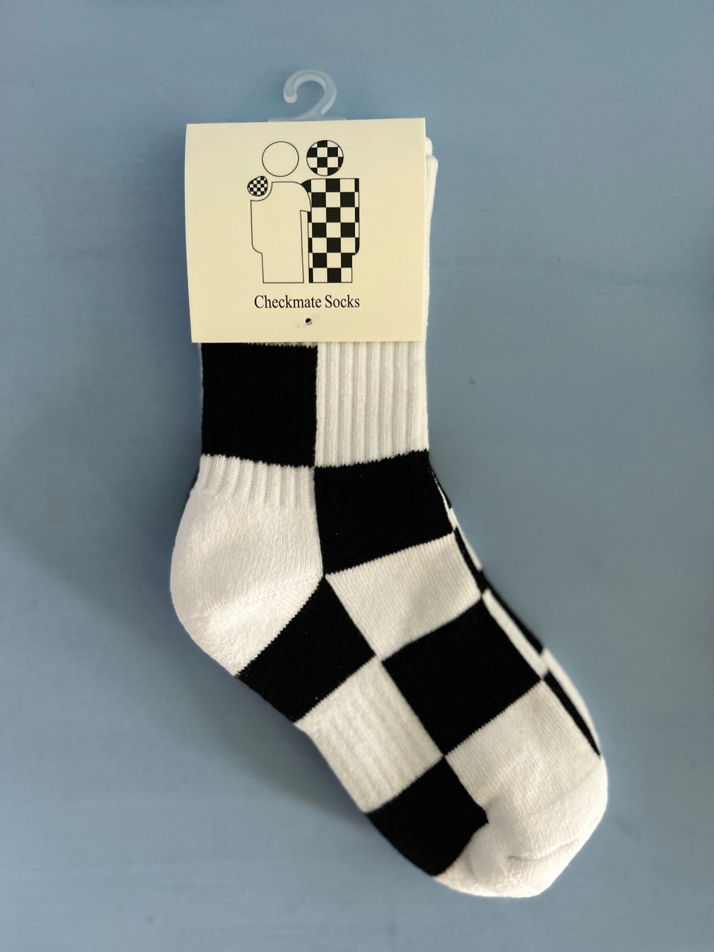Checkmate Socks 1.0 (Junior (Ages 7-12) (UK Adult Size 3-5)