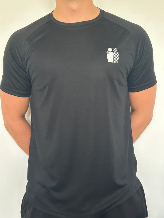 Men's Short Sleeve Dri Fit Top - Black