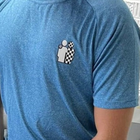 Men's Short Sleeve Dri Fit Top - Blue