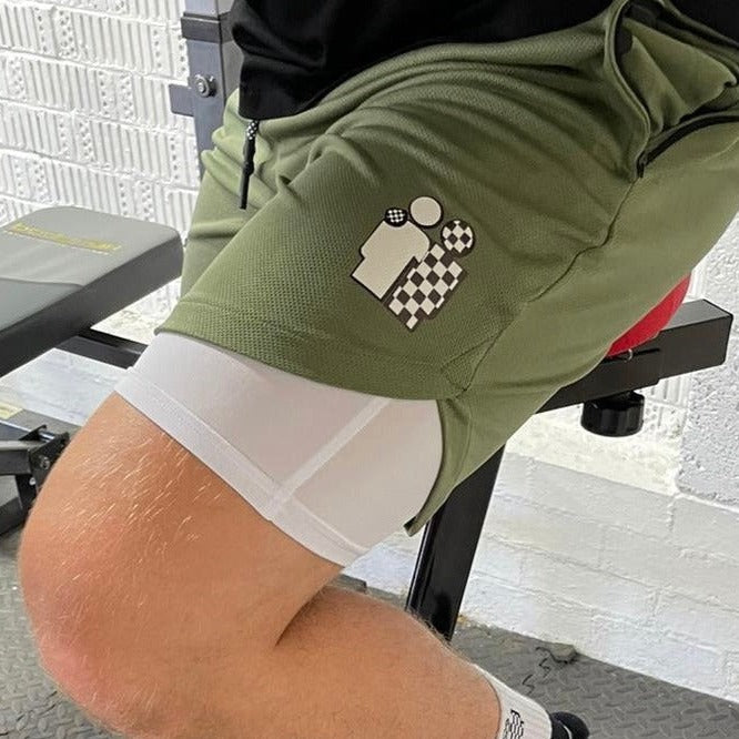 Men's Shorts - Camo Green