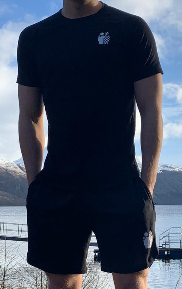 Men's Short Sleeve Top - Black