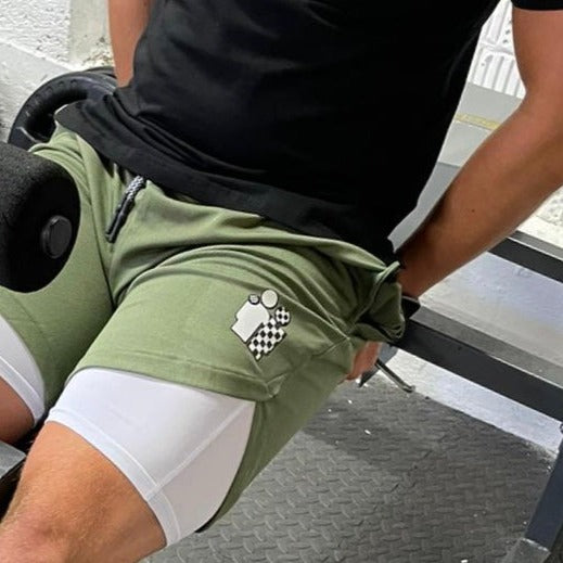 Men's Shorts - Camo Green
