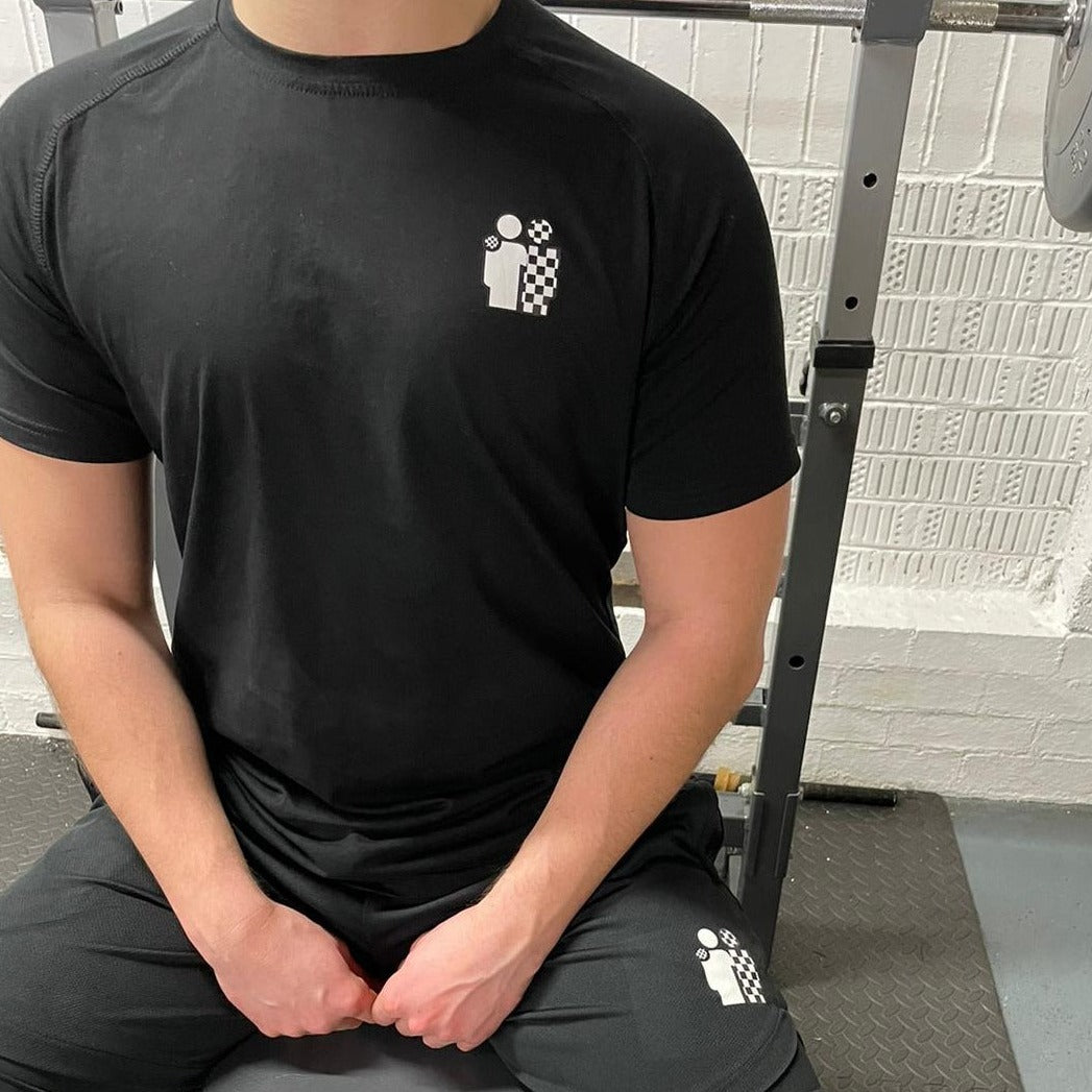 Men's Short Sleeve Top - Black